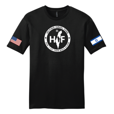 HELPING ISRAEL FLAGS TEE