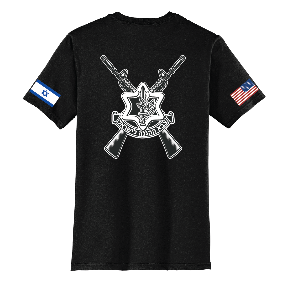 HELPING ISRAEL FLAGS TEE